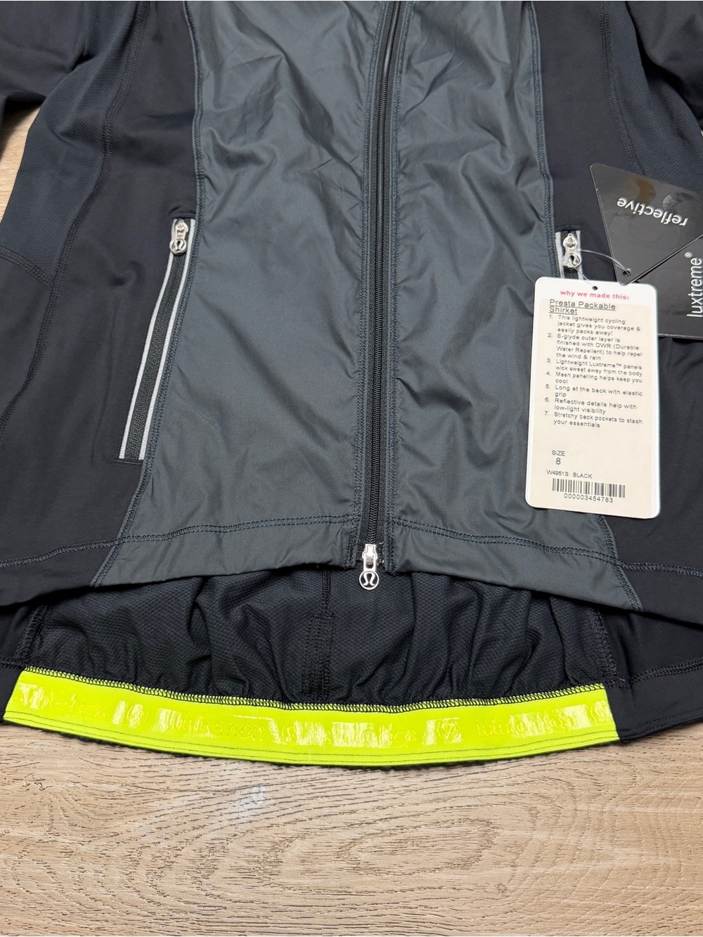Lululemon Presta Packable Shirket Size 8 NWT 148$ rare - Picture 2 of 14
